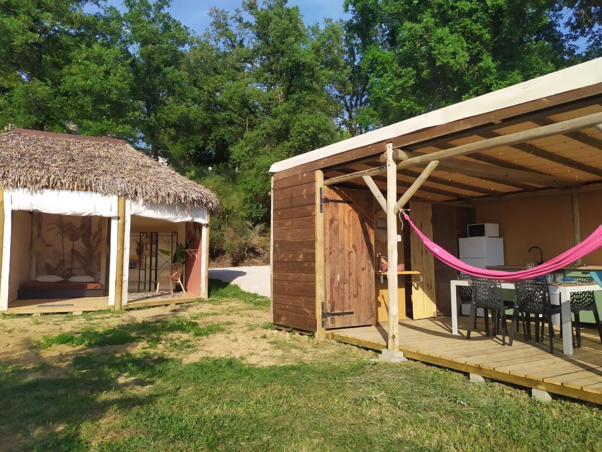 Camping Domaine De Senaud Albon Eksteriør bilde