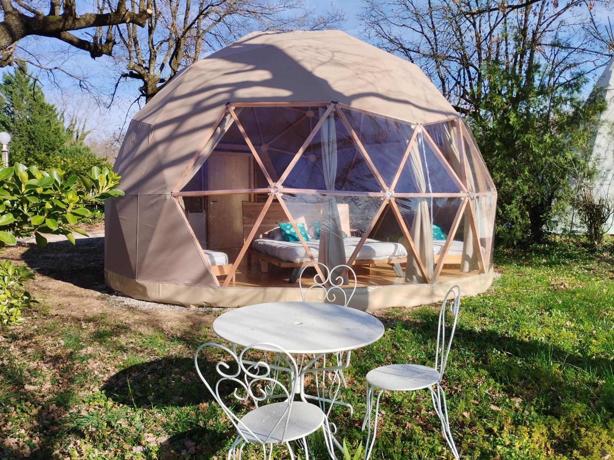 Camping Domaine De Senaud Albon Eksteriør bilde